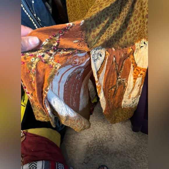 Vintage plus size animal print maxi - Picture 4 of 7